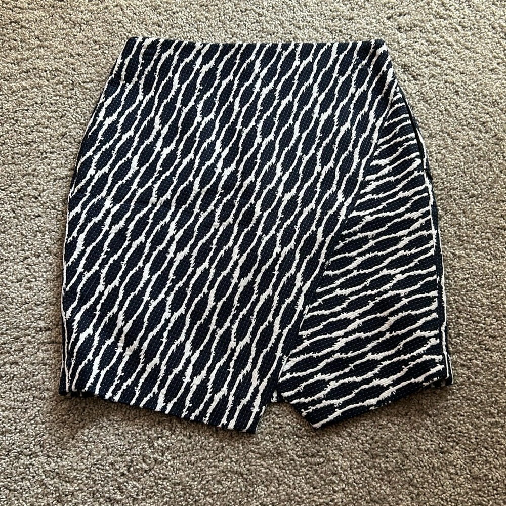 Loft XSP blue work skirt